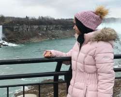 She loves traveling and went to see Niagara Falls in Ontario Canada in December 2019 She loves traveling and went to see Niagara Falls in Ontario Canada in December 2019.